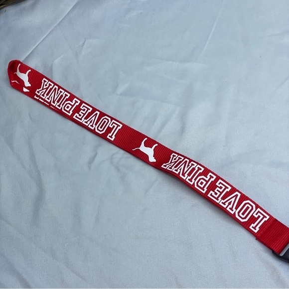 Pink by Victoria secret NWOT red and white lanyards four available - Picture 4 of 5